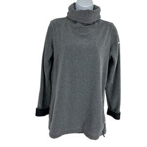 Nike Therma Dri-Fit Tunic Fleece Training Top Gray Size M